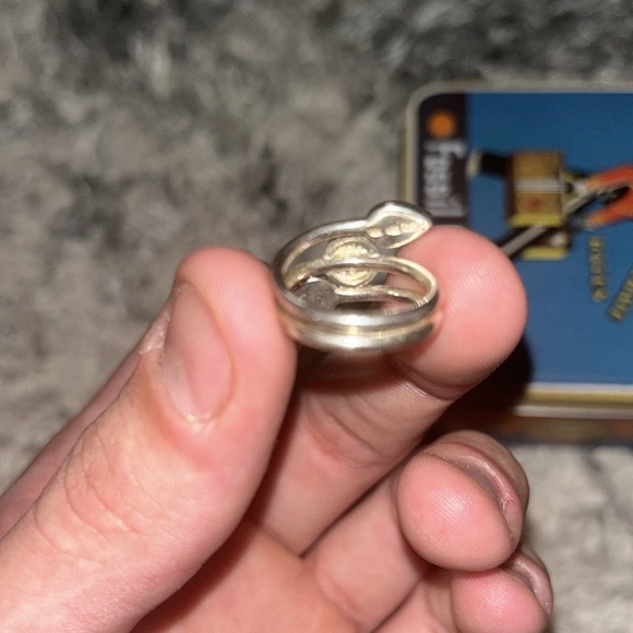 ring 90% silver. selling because they were being collected and never used - Picture 2 of 2